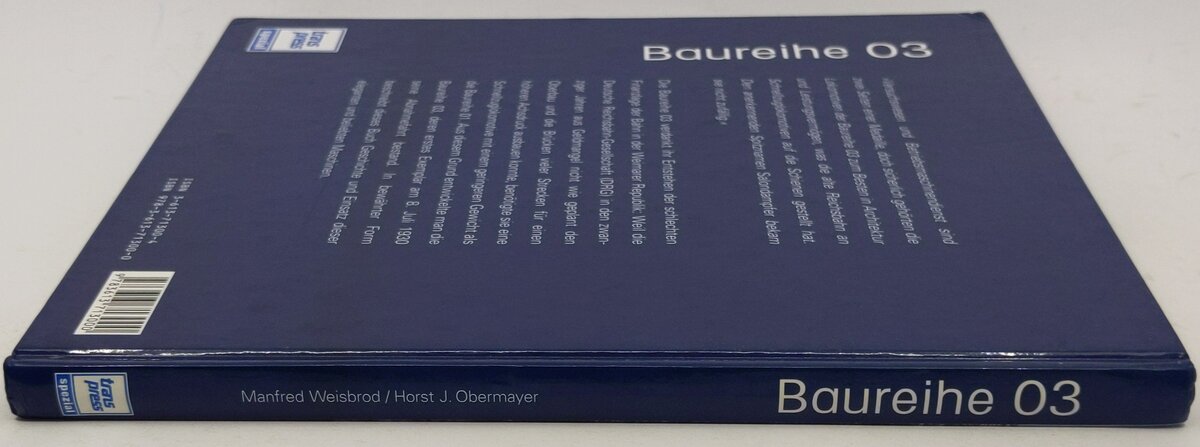 Baureihe 03 Hardcover Book By Manfred Weisbrod, Horst J. Obermayer EX