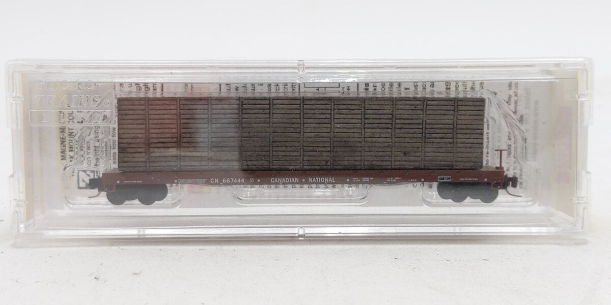 Micro-Trains 52400092 Z Canadian National 60' Steel Flat Car with Load #667444