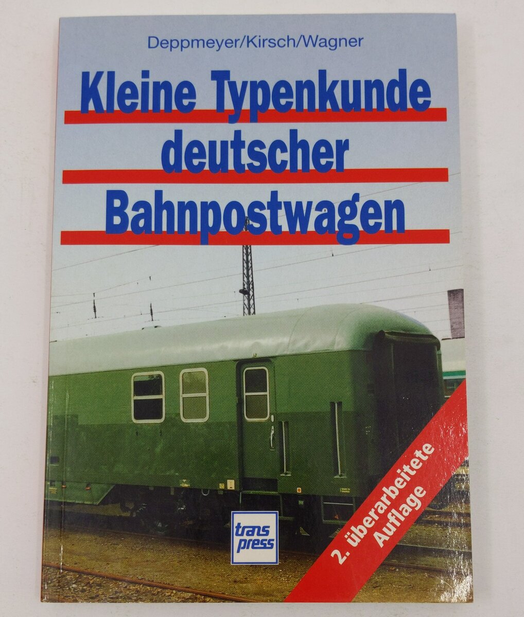 Kleine Typenkunde deutscher Bahnpostwagen Paperback Book Klaus Deppmeyer EX