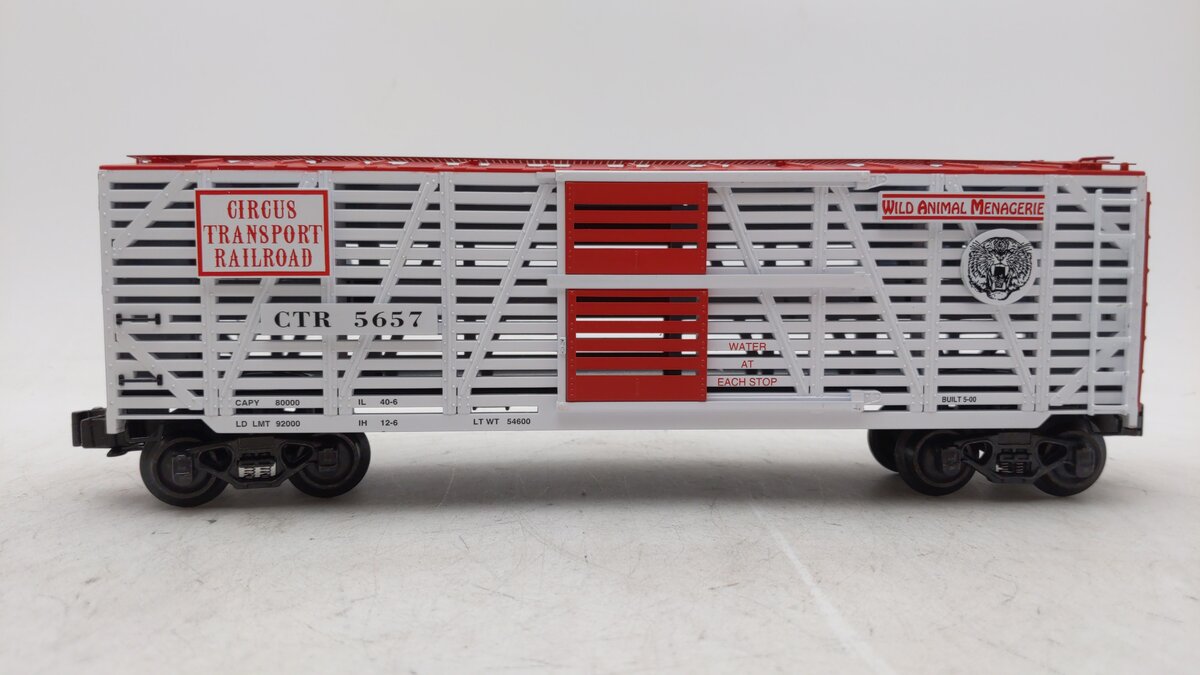 K-Line K763-5301 O Gauge Circus Transport Stock Car #5657 LN/Box