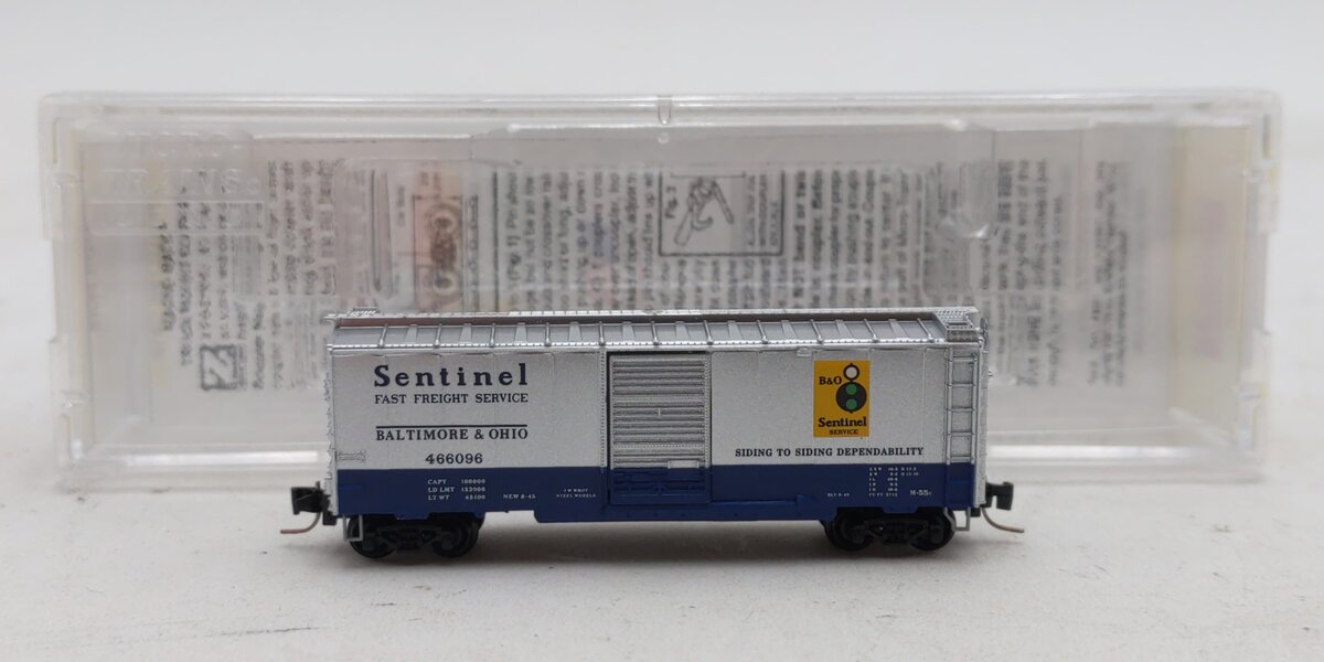 Micro-Trains 50000752 Z Baltimore & Ohio 40' Single-Door Box Car #466096