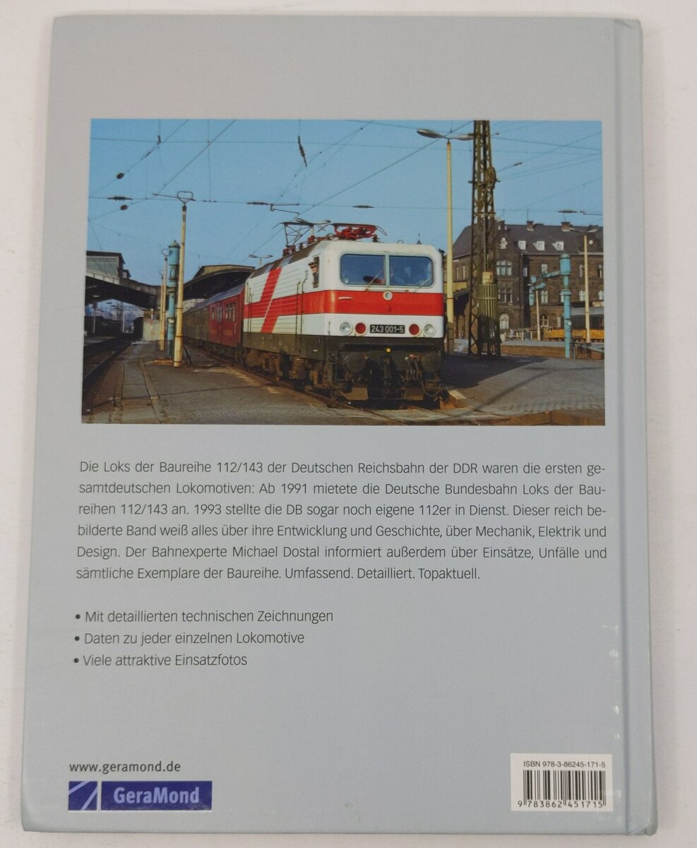 Baureihe 112/143 Hardcover Book By Michael Dostal LN
