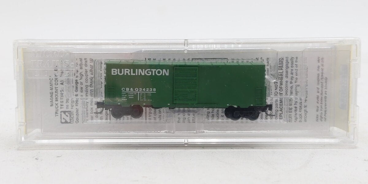 Micro-Trains 50300062 CB&Q 40' Standard Boxcar #34238