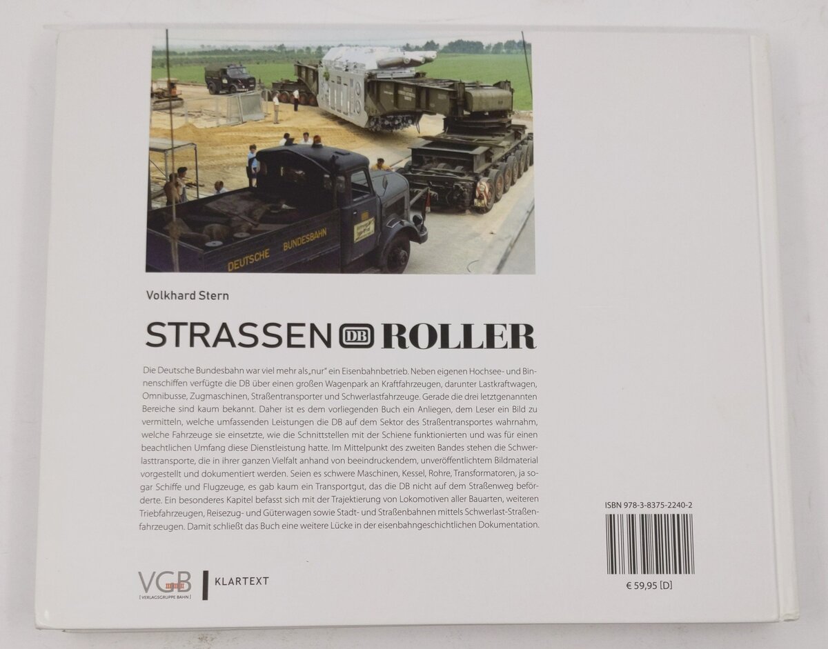 Straßenroller der Deutschen Bundesbahn Bd. 2 Hardcover Book By Volkhard Stern EX