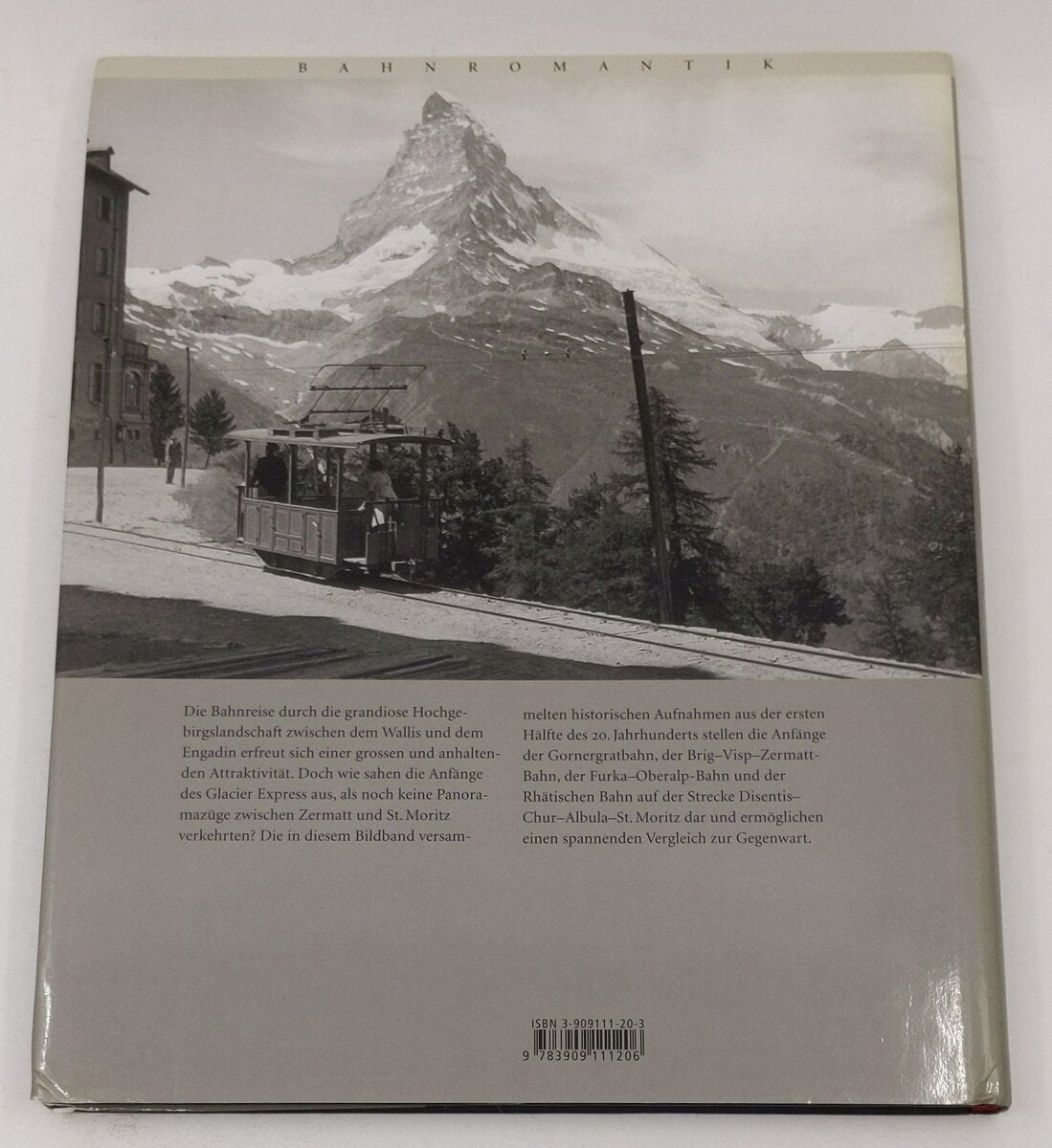 Auf den Spuren des Glacier Express Hardcover Book Peter Pfeiffer, Paul Caminada EX