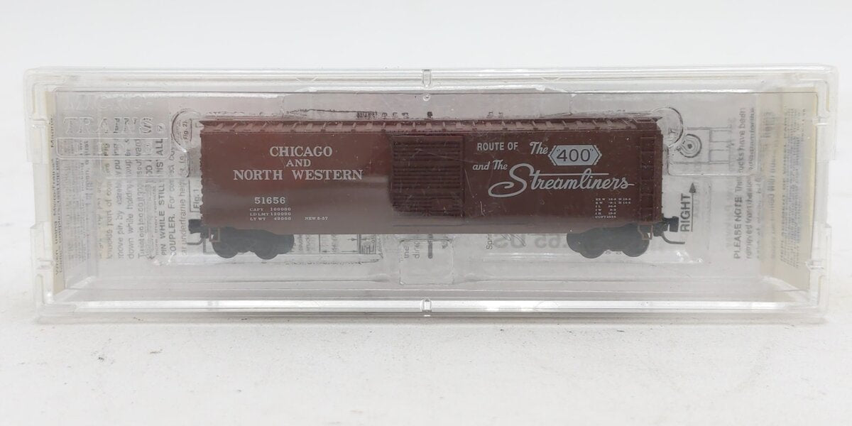 Micro-Trains 50500231 Chicago & North Western 50' Standard Boxcar #51656
