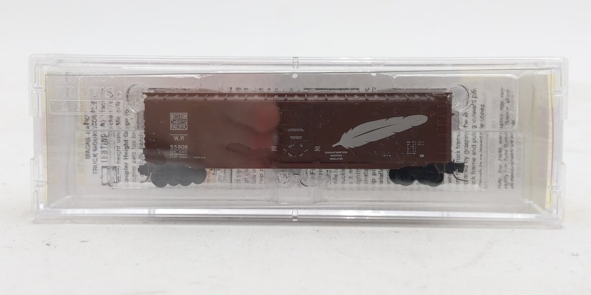 Micro-Trains 50700662 Z Western Pacific 50' Boxcar Feather #55906