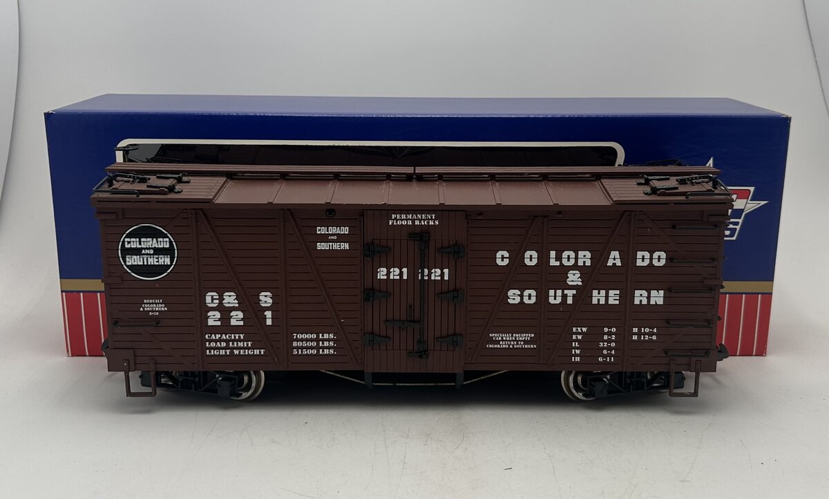 USA Trains 15011 G Colorado & Southern Outside Braced Wood Reefer