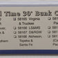 IHC 8165 HO Scale Virginia & Truckee Old Time 30' Bunk Car #22