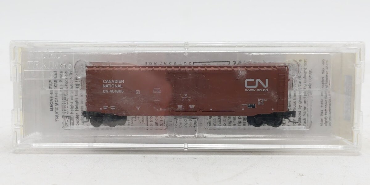 Micro-Trains 50700411 Z Canadian National 50' Plug Door Box Car #401806