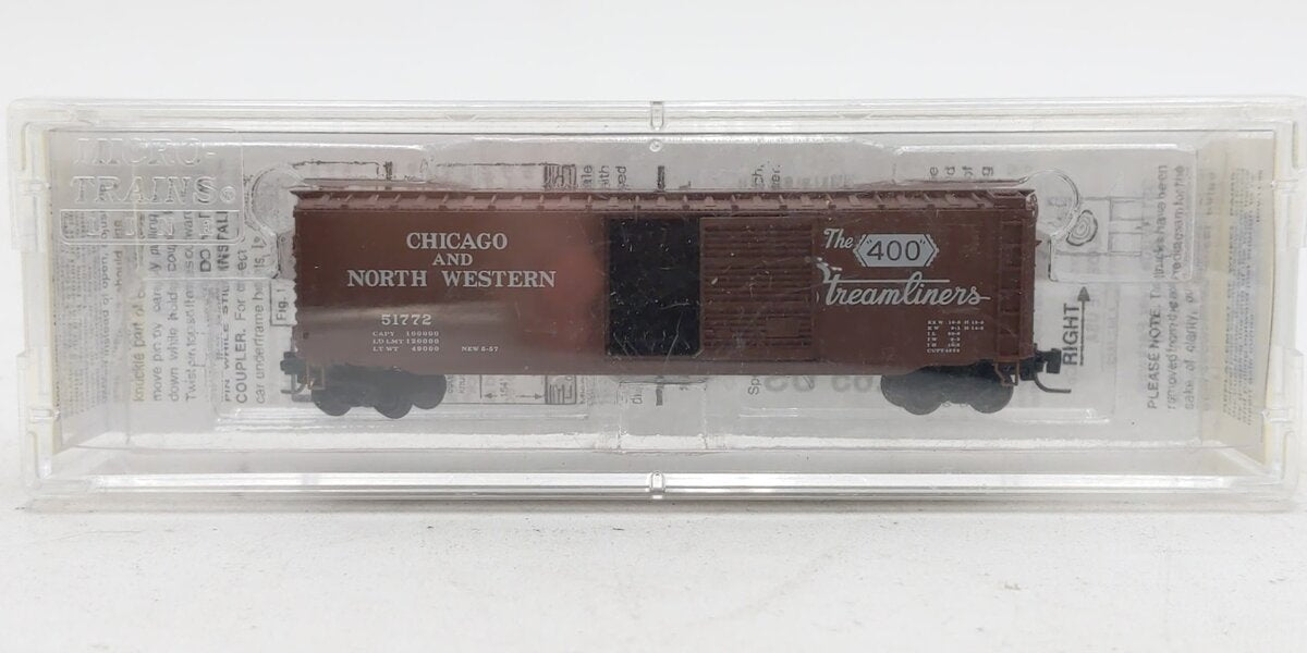Micro-Trains 50500232 Chicago & North Western 50' STD Boxcar #51772