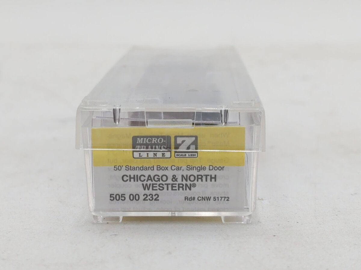 Micro-Trains 50500232 Chicago & North Western 50' STD Boxcar #51772