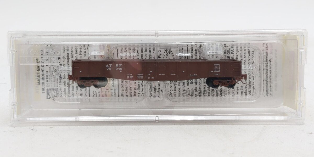 Micro-Trains 52200232 Z ATSF 50' Fishbelly Sides Gondola w/Load #75046