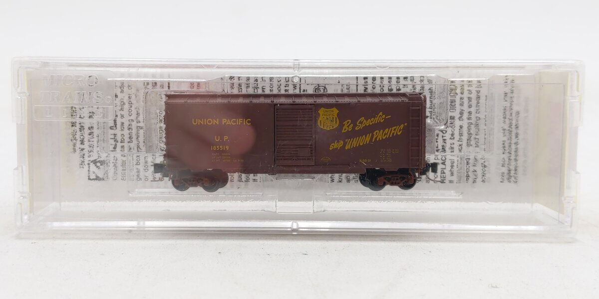 Micro-Trains 50000741 Z Union Pacific 40' Standard Single Door Box Car #185519