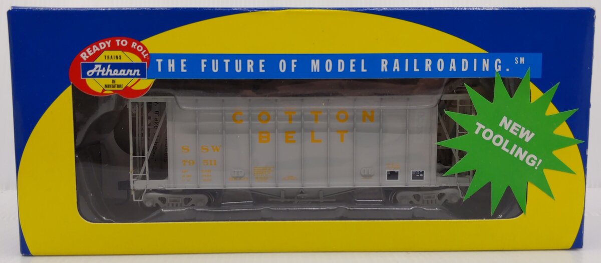 Athearn 87504 HO Scale Cotton Belt 40' 2600 CF Airslide Hopper #79511