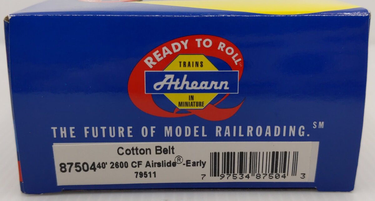 Athearn 87504 HO Scale Cotton Belt 40' 2600 CF Airslide Hopper #79511
