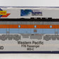 Athearn G22631 HO Western Pacific (Passenger) F7B Diesel (DCC & Sound) #803-C