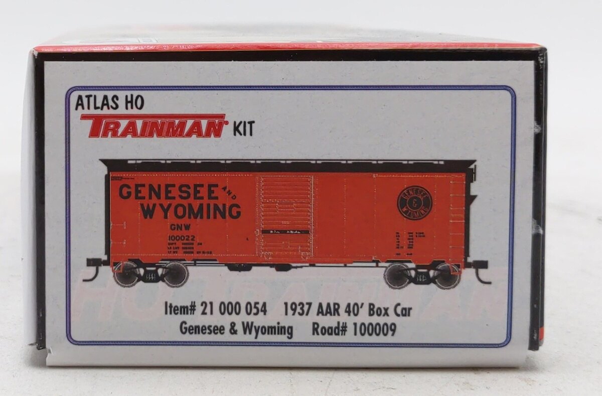 Atlas 21000054 HO Genesee & Wyoming 40' Box Car Kit #100009