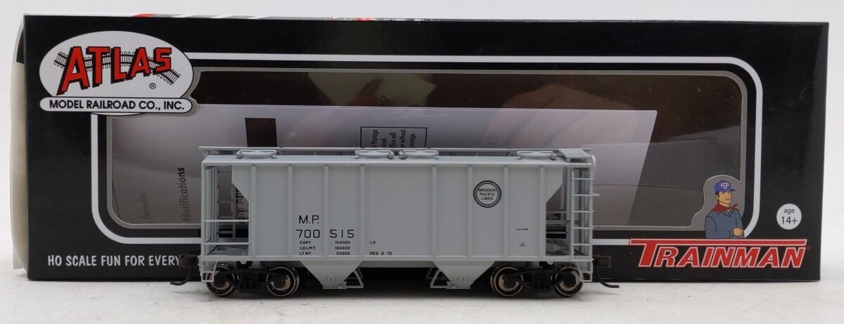 Atlas 20005060 HO Missouri Pacific PS-2 Covered Hopper #700515
