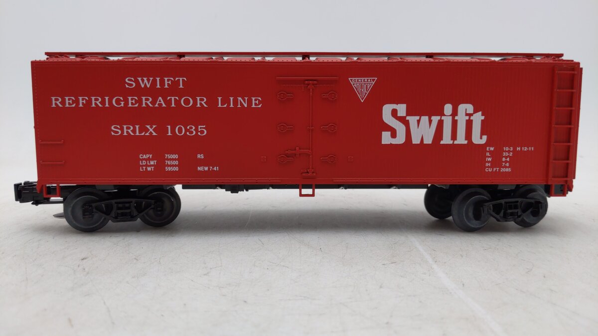 Crown 2001 O Gauge Swift Reefer Car #1035 VG/Box
