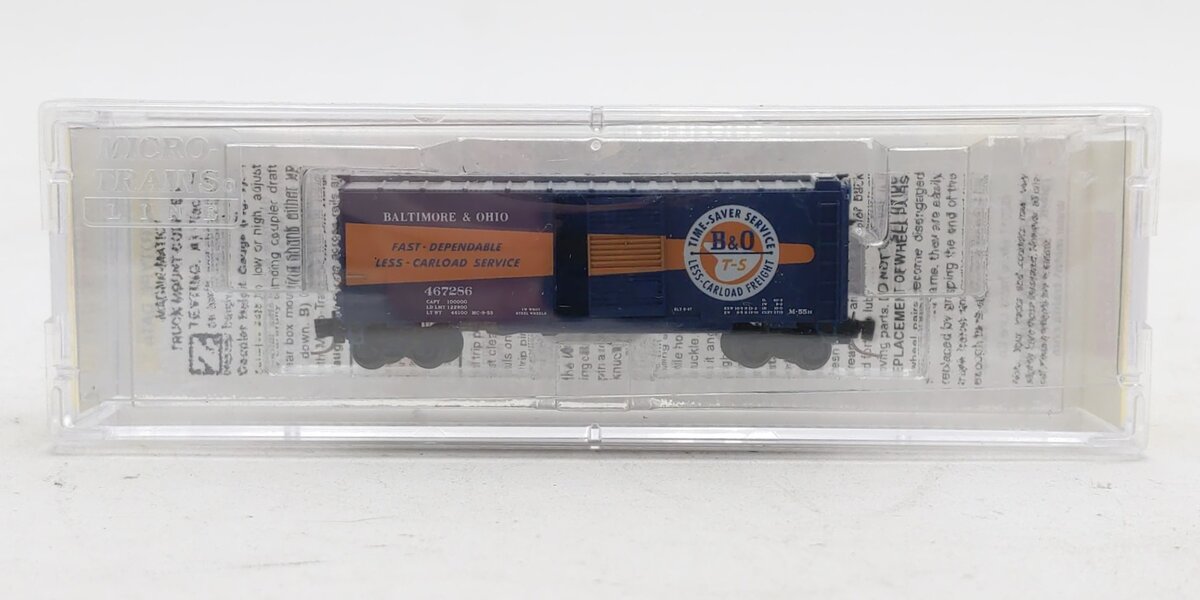 Micro-Trains 50000036 Z Baltimore & Ohio 40' Boxcar #467286