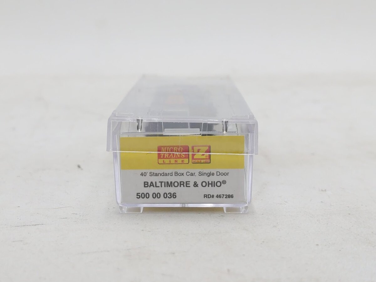 Micro-Trains 50000036 Z Baltimore & Ohio 40' Boxcar #467286
