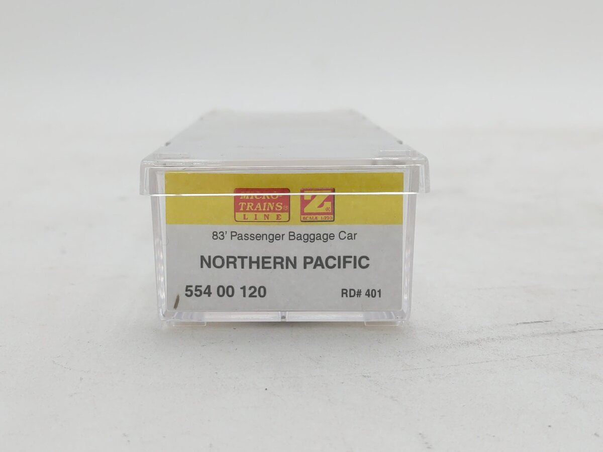 Micro-Trains 55400120 Z Northern Pacific 83' Passenger Baggage Car #401