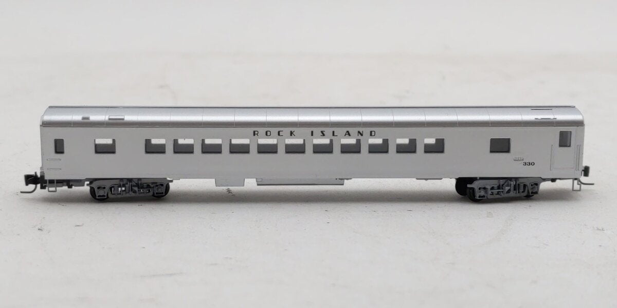 Micro-Trains 55200090 Z Scale Rock Island 85' Lightweight Passenger Car #330 LN/Box