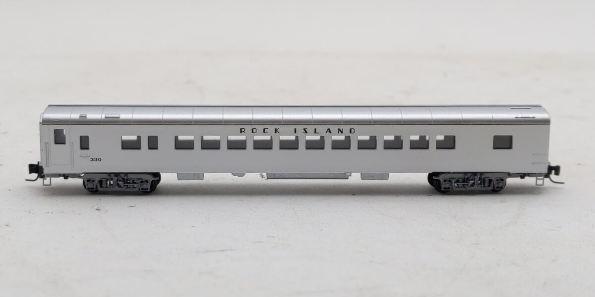 Micro-Trains 55200090 Z Scale Rock Island 85' Lightweight Passenger Car #330 LN/Box