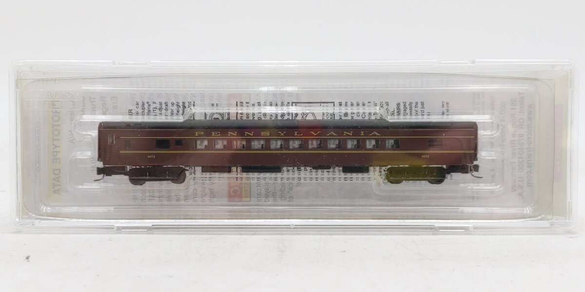 Micro-Trains 55900060 Z Pennsylvania 83' Lightweight 44-Seat Coach Car #4072