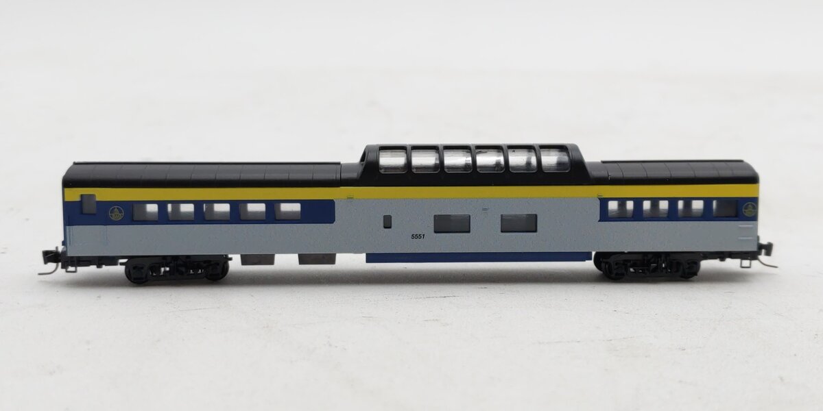 Micro-Trains 55100130 Z Baltimore & Ohio 83' Lightweight Smoothside Dome Car LN/Box