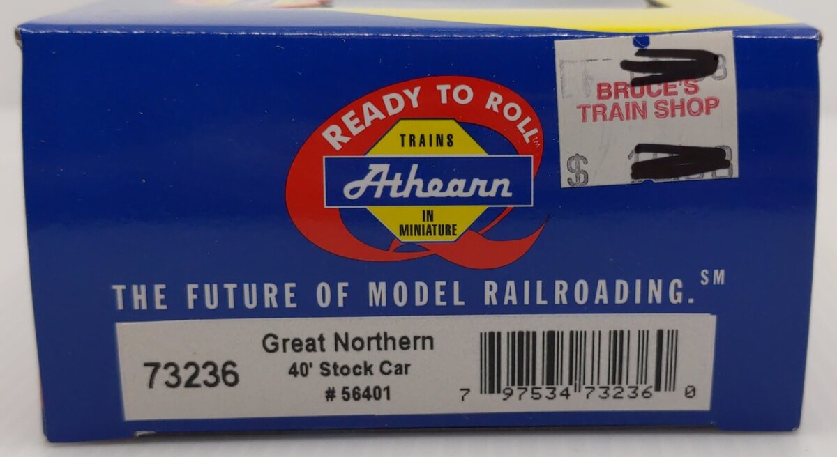 Athearn 73236 HO Scale Great Northern 40' Stock Car #56401