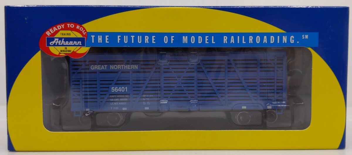 Athearn 73236 HO Scale Great Northern 40' Stock Car #56401