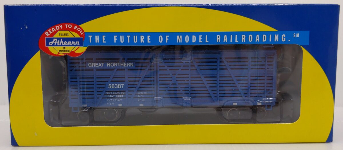 Athearn 73235 HO Scale Great Northern 40' Stock Car #46387