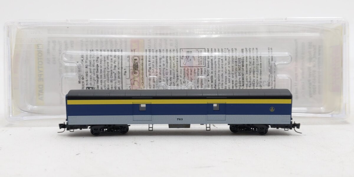 Micro-Trains 55300130 Z Baltimore & Ohio 70' Lightweight Smoothside Baggage Car NIB