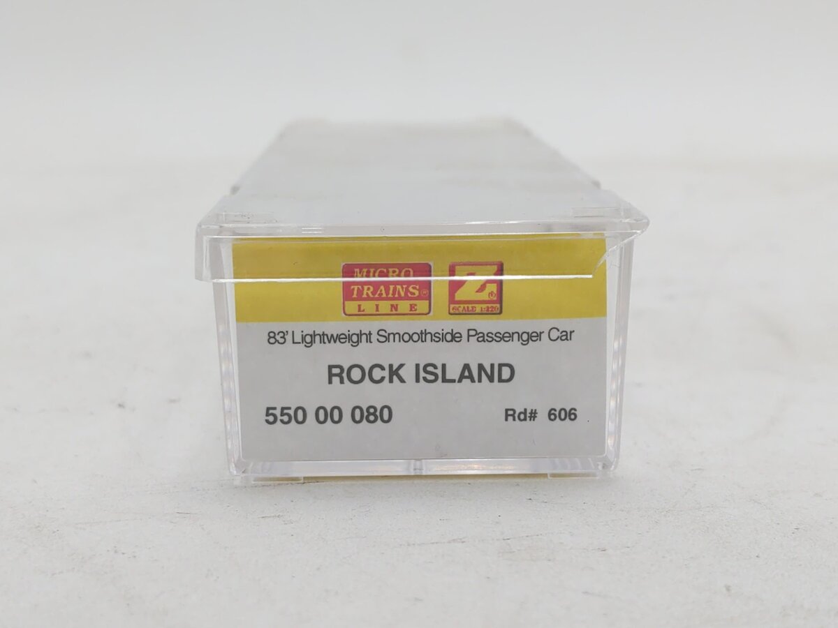 Micro-Trains 55000080 Z RI 83' Lightweight Smoothside Sleeper Car #606 NIB
