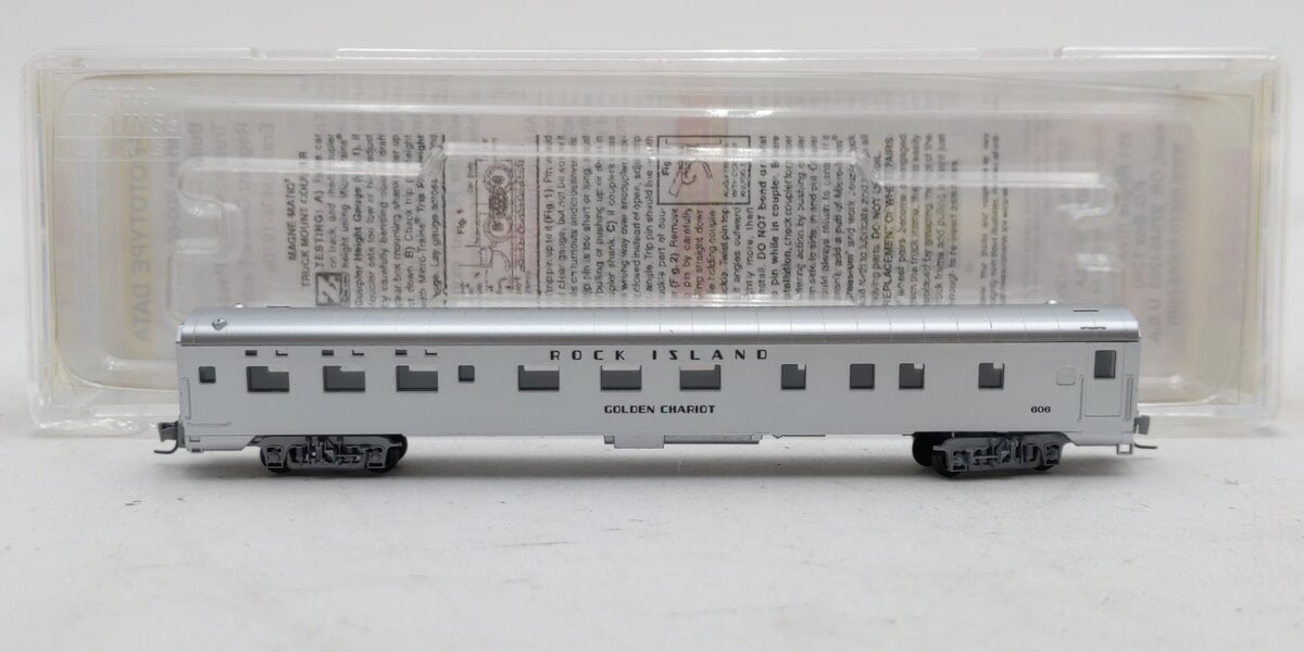 Micro-Trains 55000080 Z RI 83' Lightweight Smoothside Sleeper Car #606 NIB