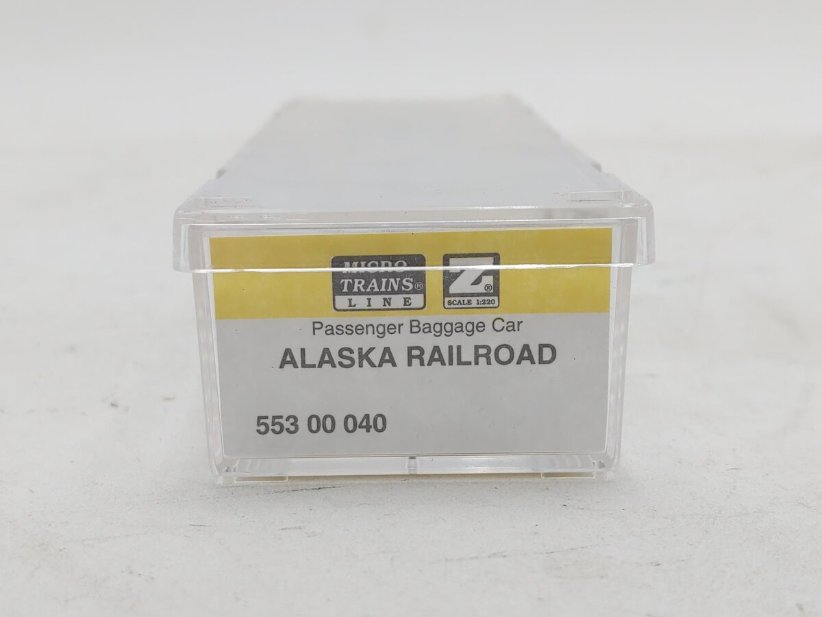 Micro-Trains 55300040 Z Alaska Railroad 70' Lightweight Smoothside Baggage Car