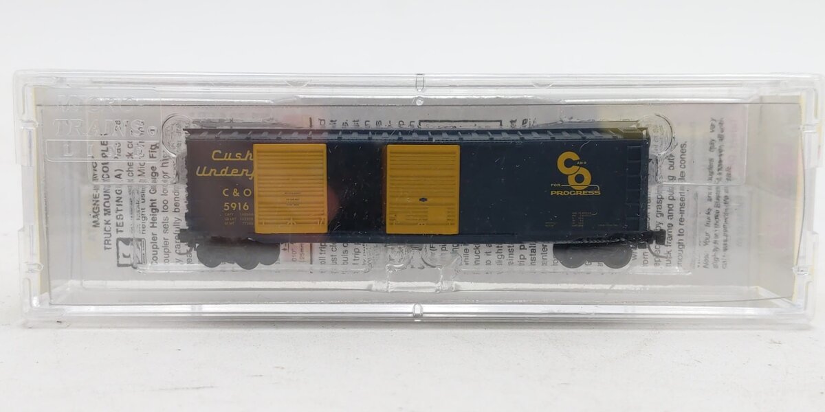 Micro-Trains 50600391 Z Chesapeake & Ohio 50' Standard Double Door Box Car #5916