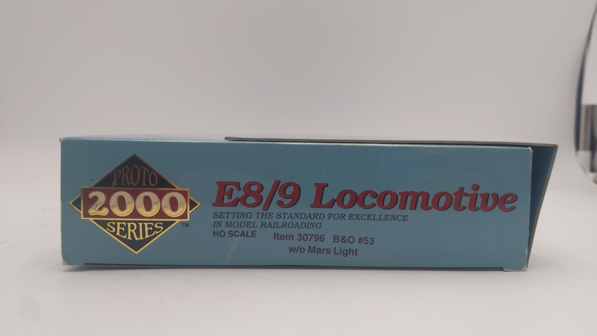 Proto 2000 30796 HO Scale Baltimore & Ohio E8/9 Locomotive #53 VG/Box