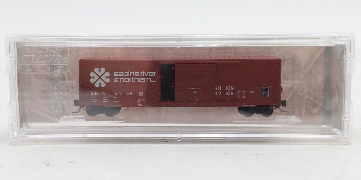 Micro-Trains 51000340 Z Sabine River Northern 50' Rib Side Box Car #5159