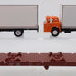 Athearn 92329 HO Scale BNSF 60' Flat Car w/2 Box Trucks #584946