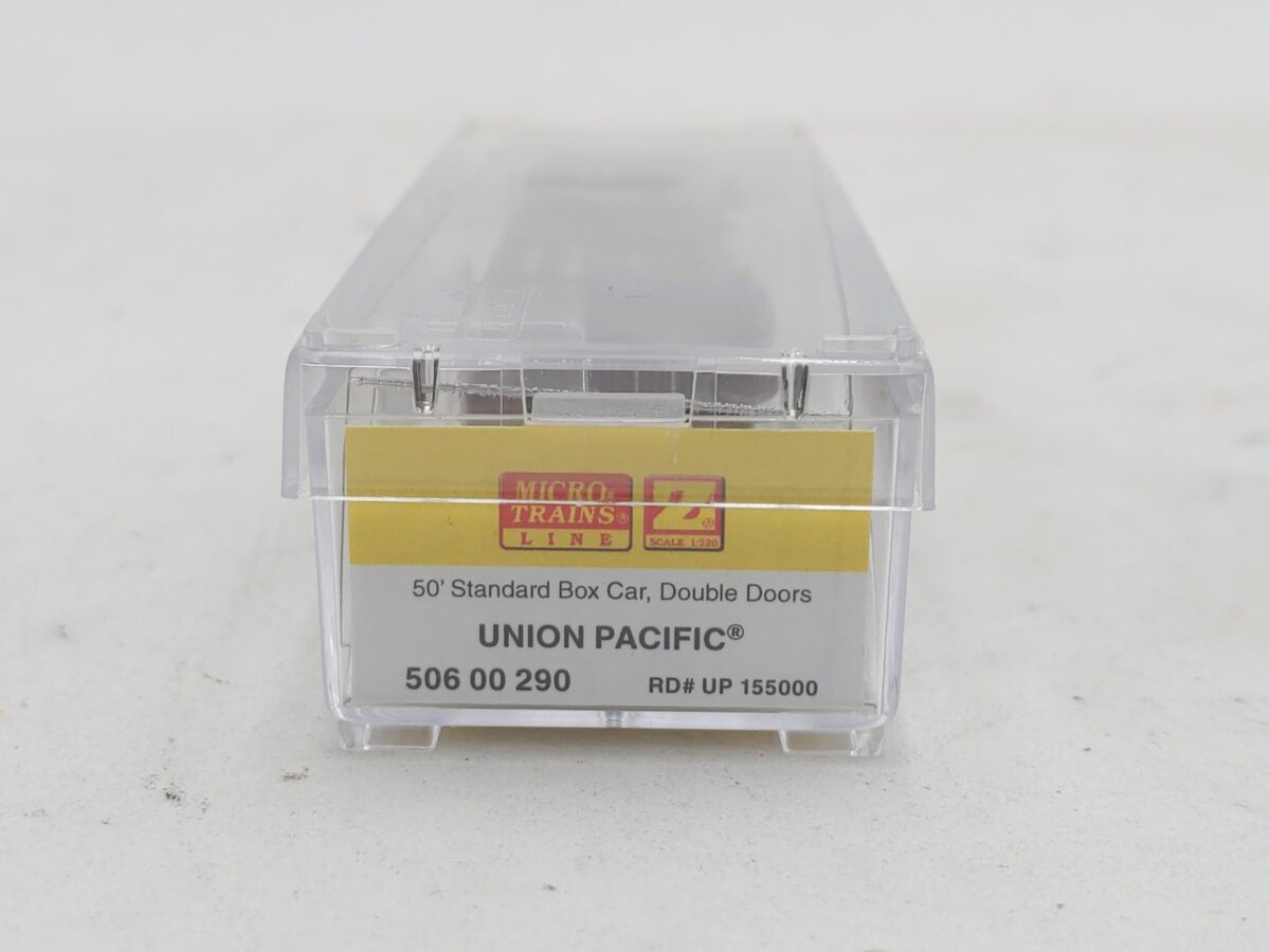 Micro-Trains 50600290 Z Union Pacific 50' Double Door Automobile Box Car #155000