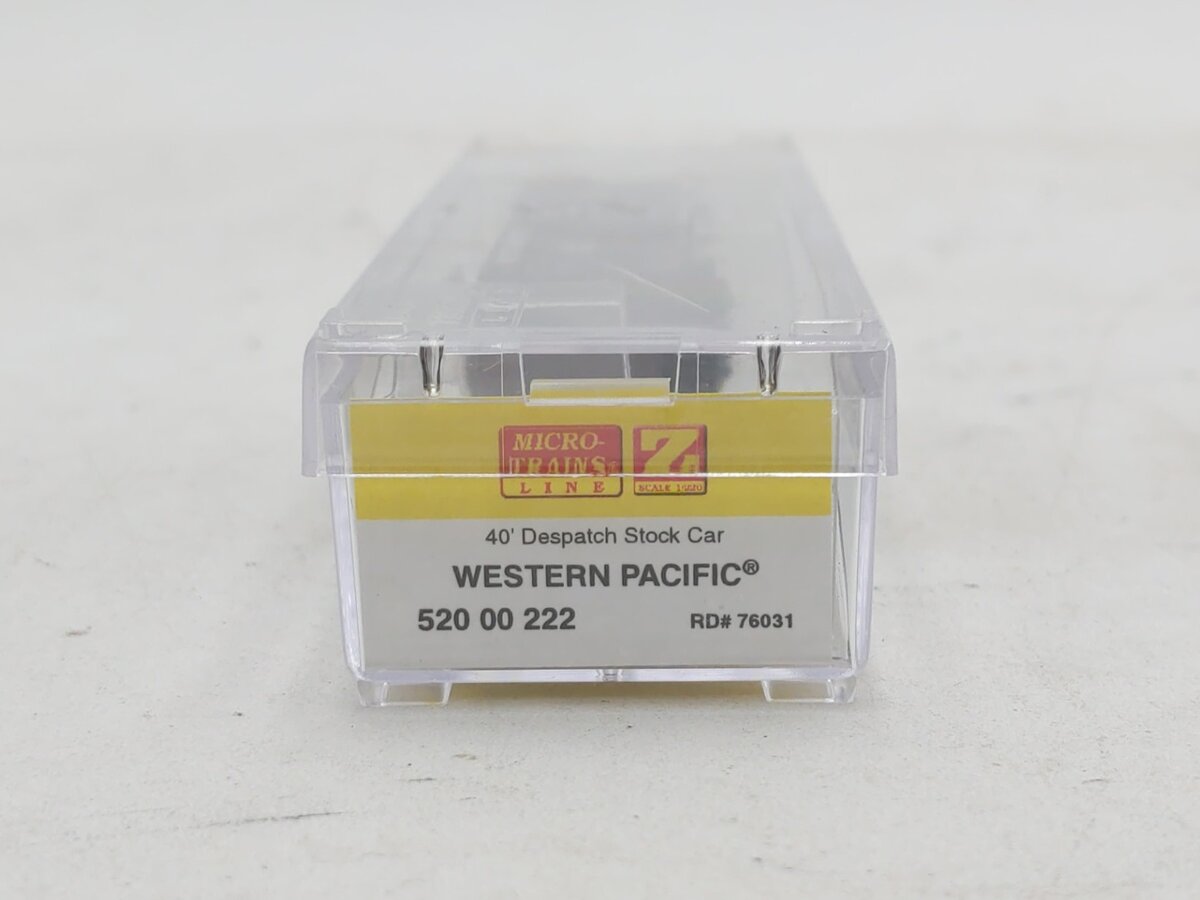 Micro-Trains 52000222 Z Western Pacific 40' Stock Car #76031