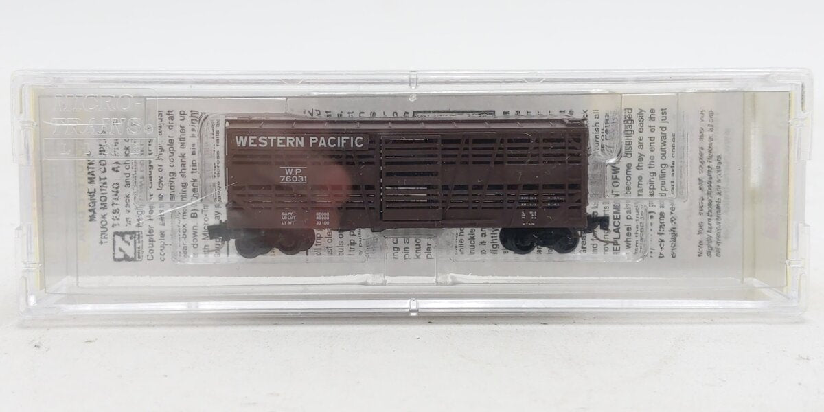 Micro-Trains 52000222 Z Western Pacific 40' Stock Car #76031
