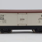 MTH 10-8025 O Gauge Tinplate White & Brown 2814R Reefer Car