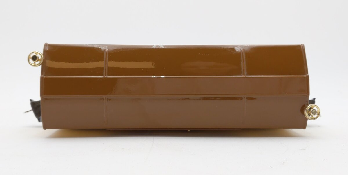 MTH 10-1042 O Gauge No. 814 Yellow/Brown Tinplate Boxcar LN/Box