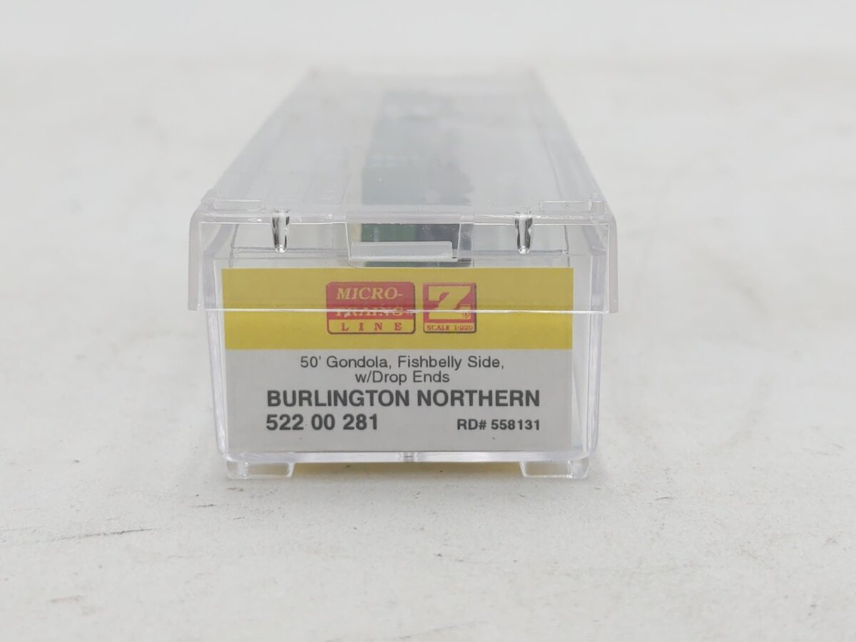 Micro-Trains 52200281 Z Burlington Northern 50' Gondola #558131
