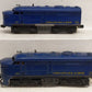 Lionel 225 Vintage O Chesapeake & Ohio AA Diesel Locomotive Set VG