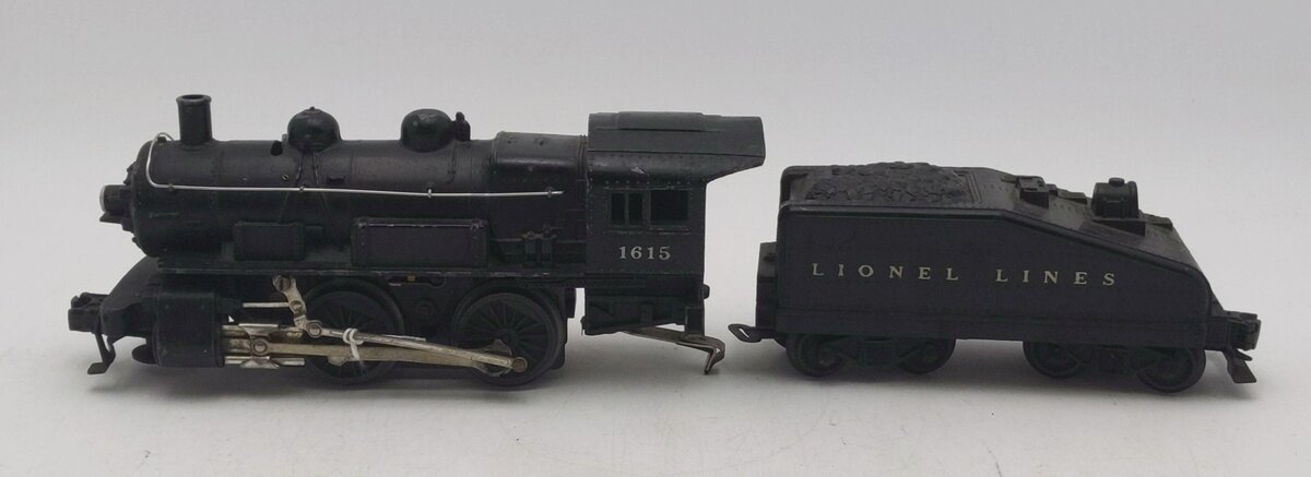 Lionel 1615 Vintage O 0-4-0 Die-Cast Steam Switcher Locomotive & Tender VG